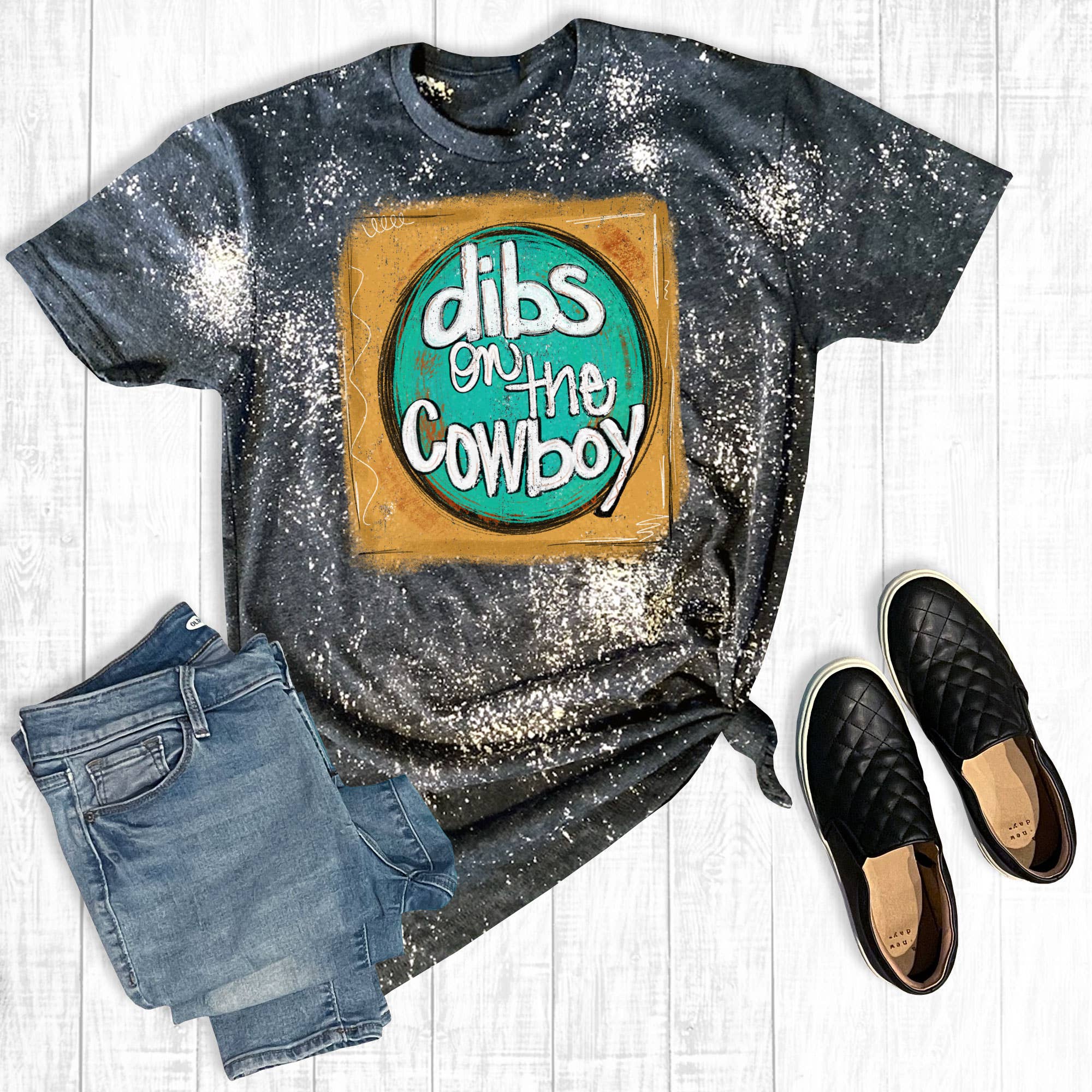 Distressed Dibs On the Cowboy