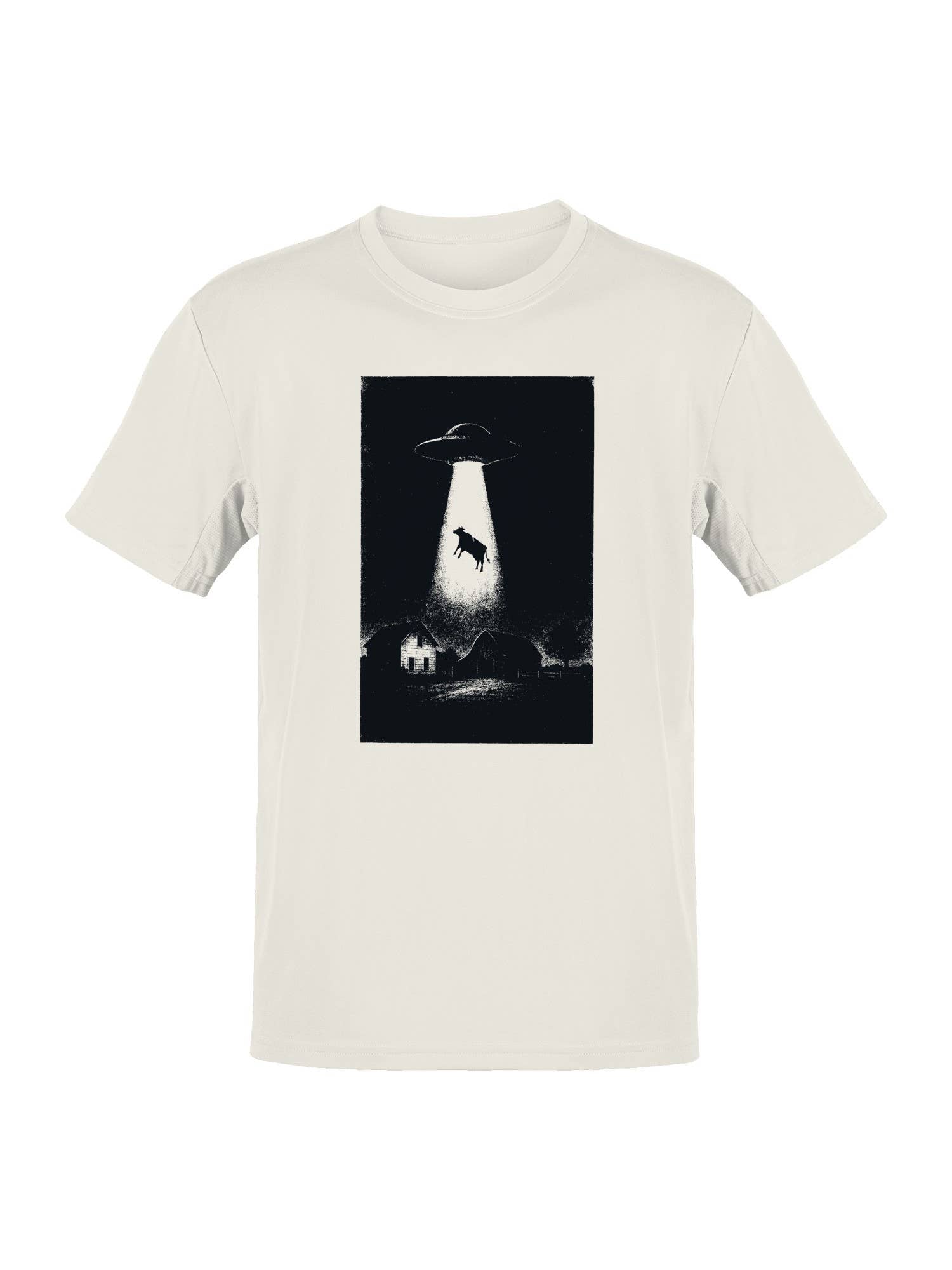 Ufo Abduction: Cow in Spotlight Men's T-Shirt