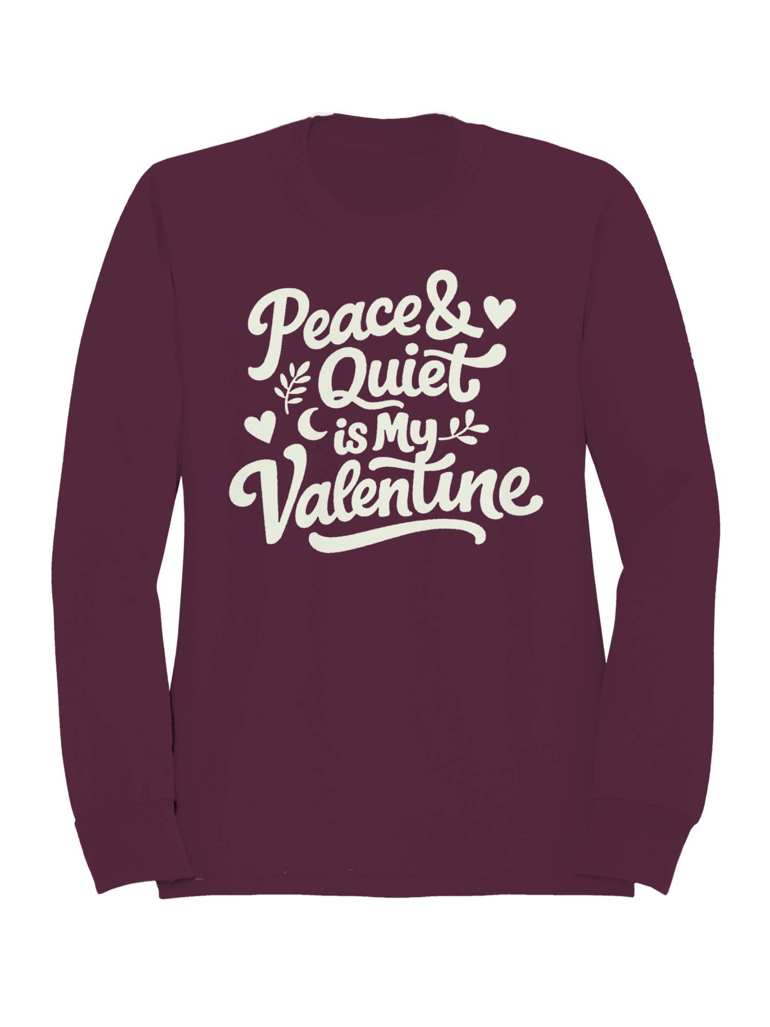 Peace & Quiet Valentine Art Men's Sweatshirt