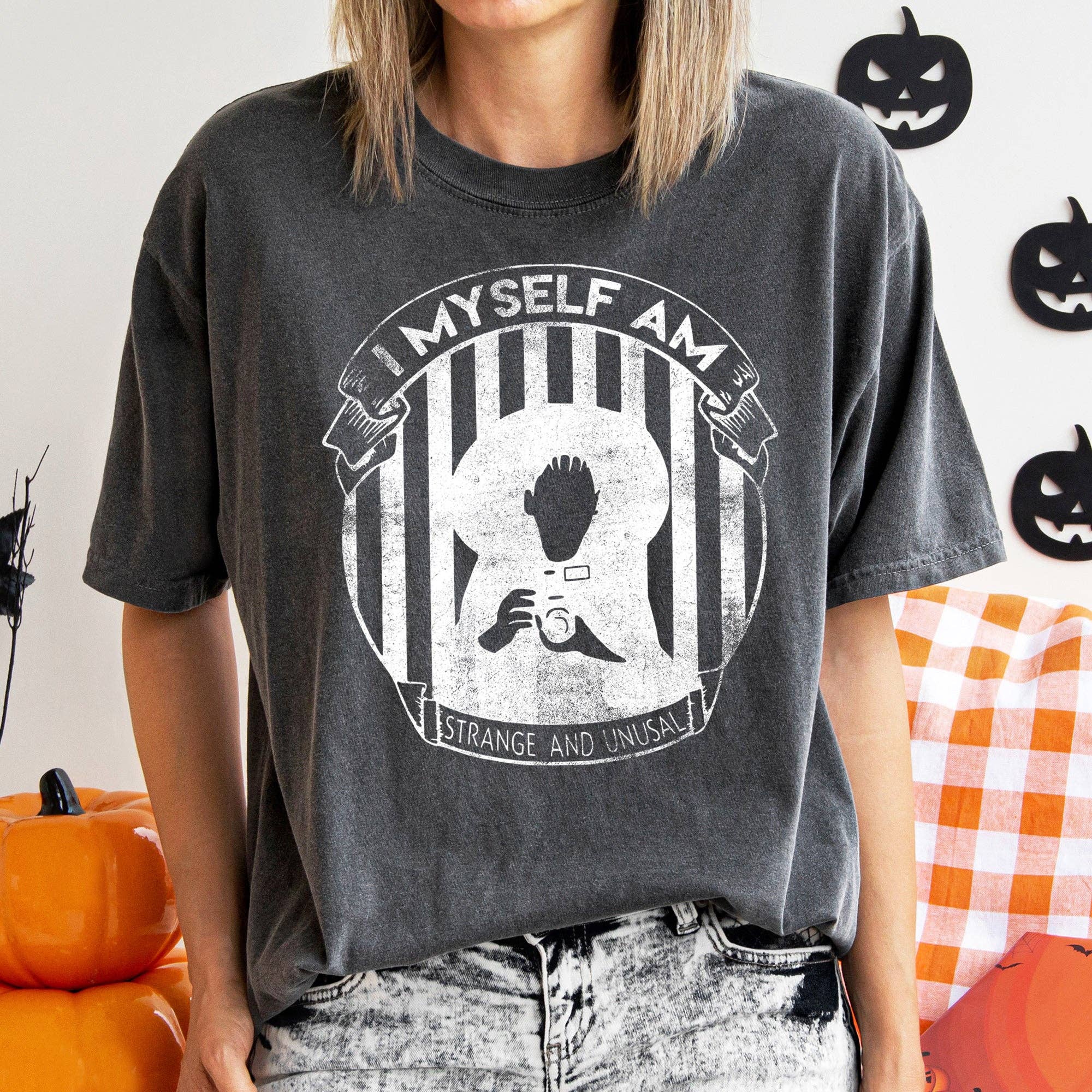 I Myself Am Strange and Unusual T-Shirt White Print
