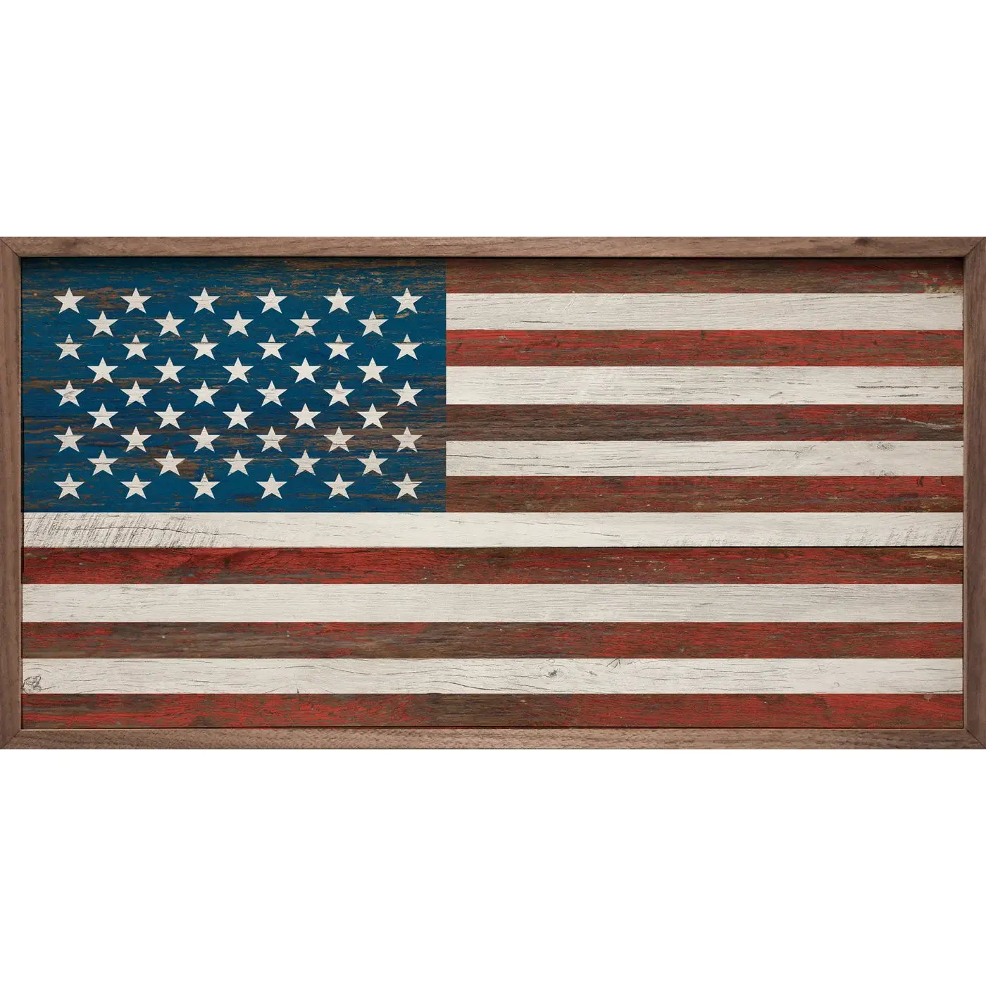 American Flag Whitewash