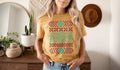 Aztec Pattern Graphic Tee | Western Shirt