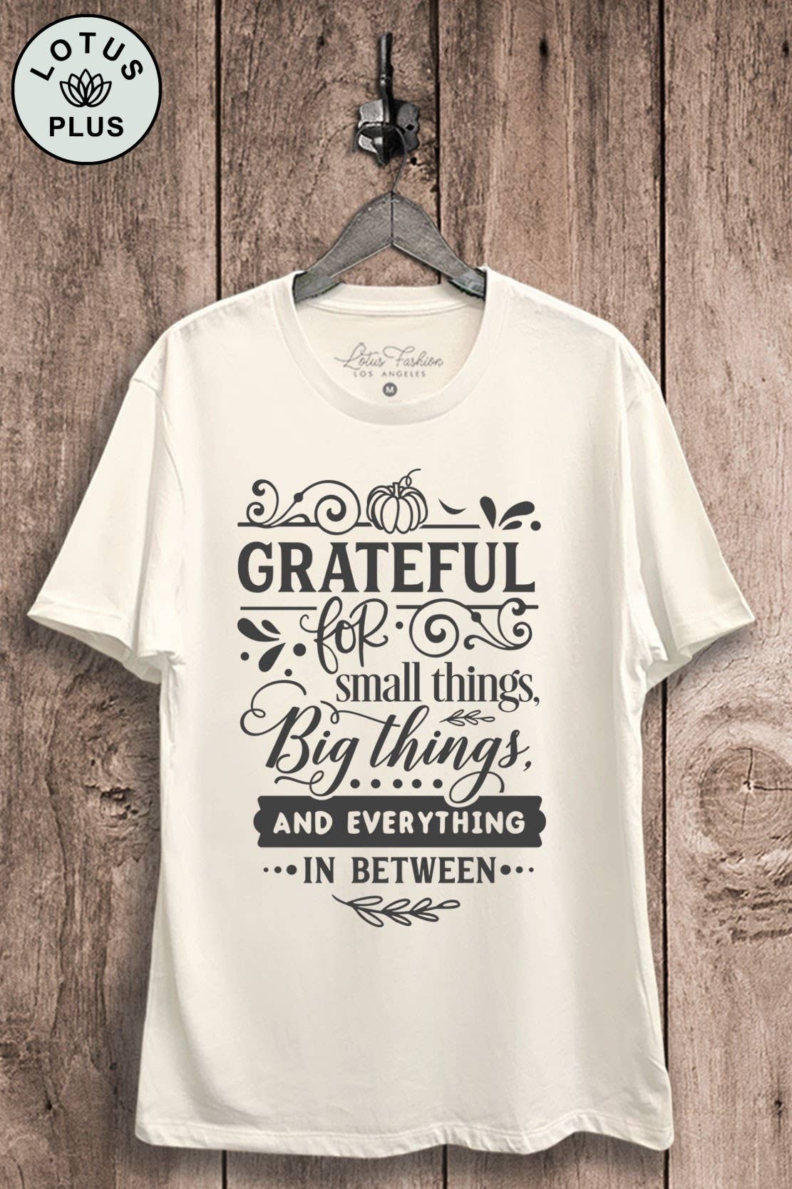 Grateful For Small Things Graphic Top