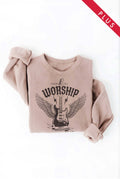 Made To Worship Psalm 95:1 Plus Graphic Sweatshirt