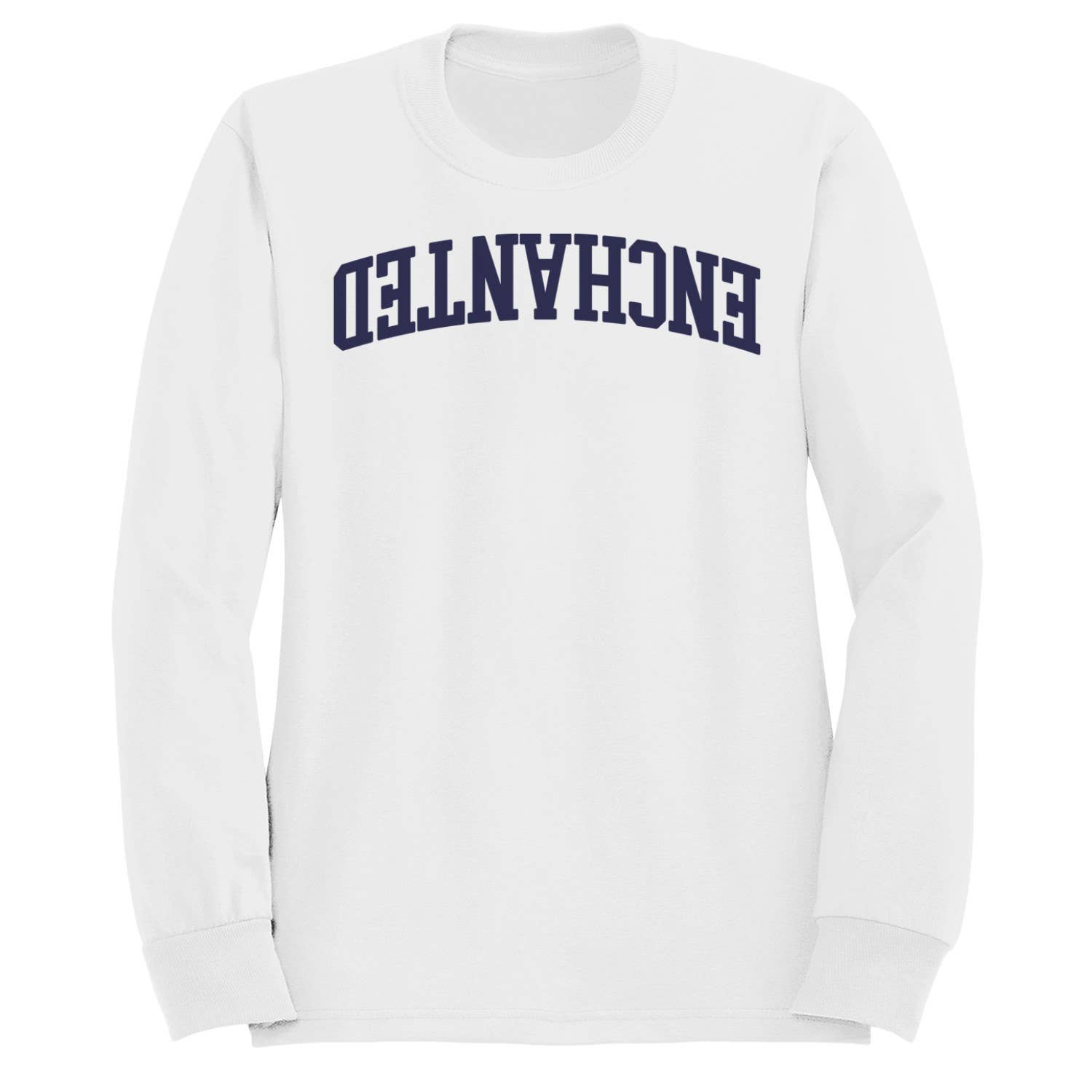 Enchanted Retro Curved Text Women's Sweatshirt