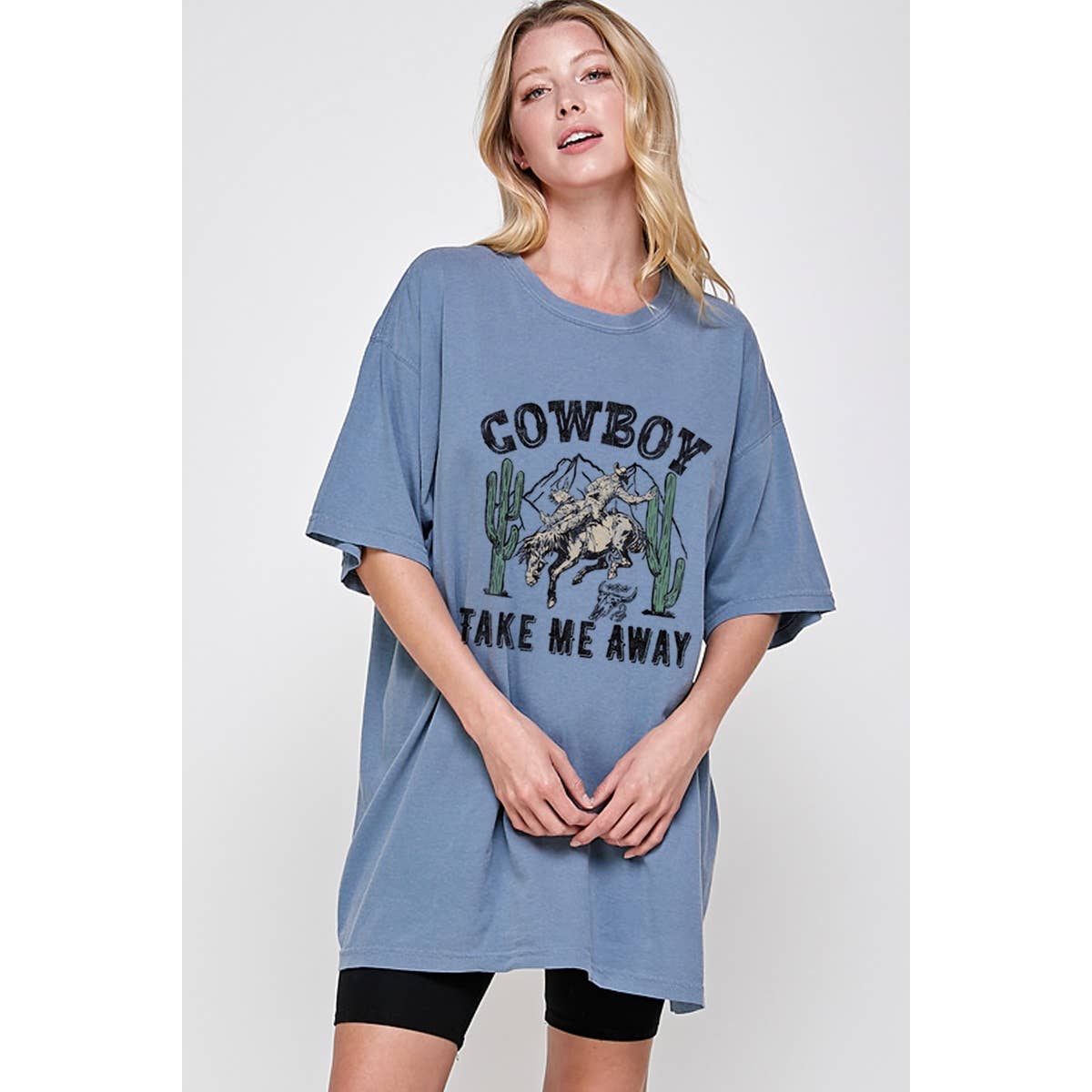Cowboy Take Me Away Vintage Graphic Tee