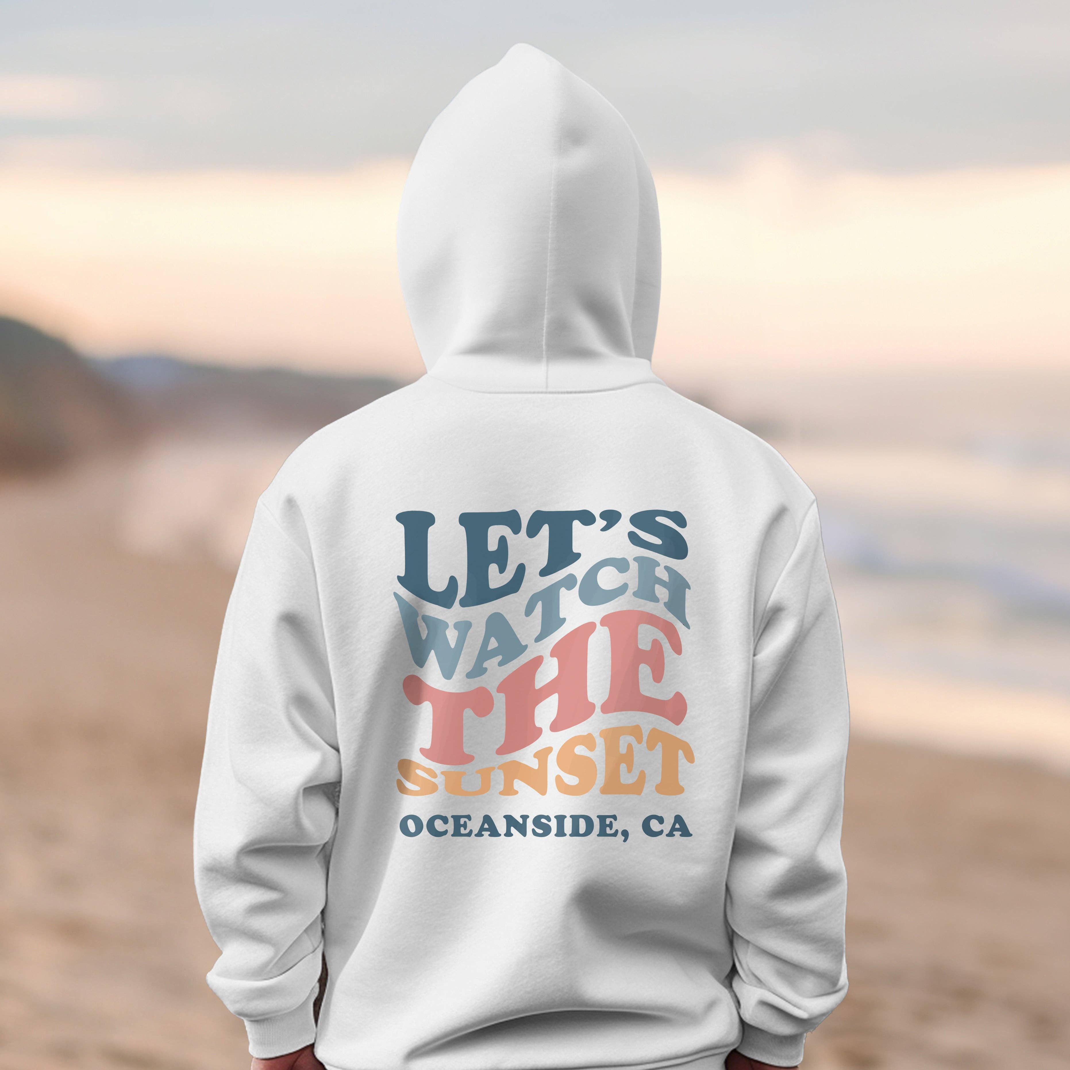 Customizable Let's Watch the Sunset Hoodie | S-2XL