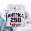 America, 250 Years of Freedom, Varsity Patriotic Sweatshirt