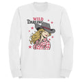 Wild Darling Cowgirl  Women's Sweatshirt White
