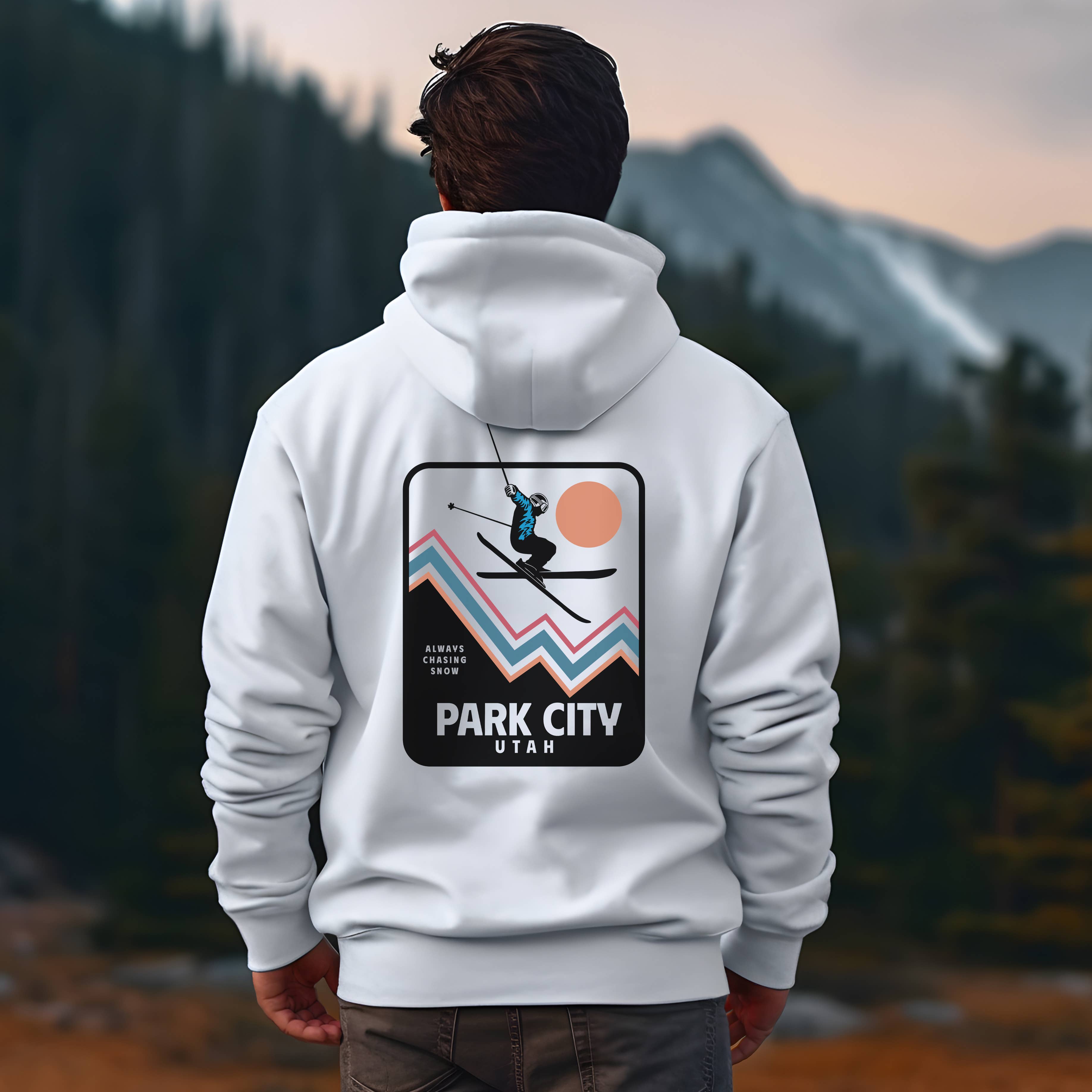 Customizable Skier Hoodie | Sizes S-2XL