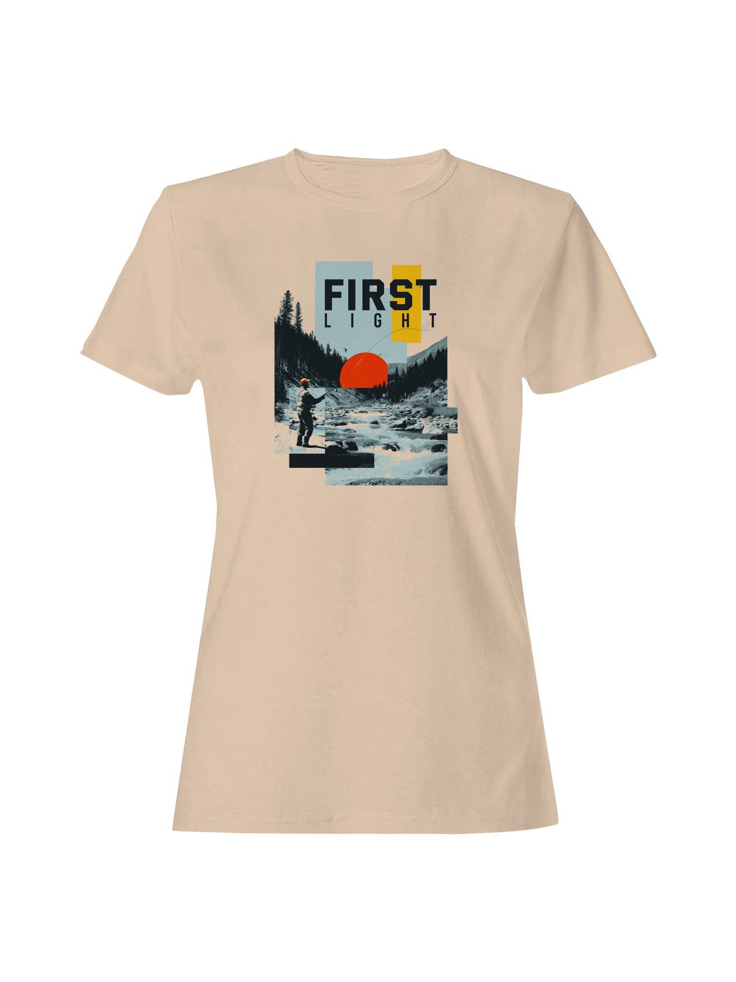 First Light Fly Fishing Landscape Women's T-Shirt