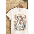 Flower Power Vintage Graphic  Tee