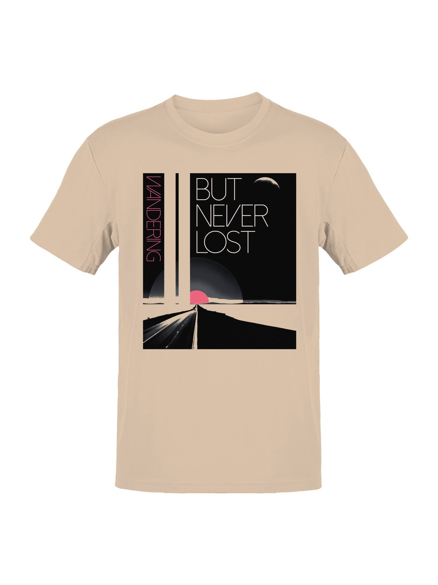 Wandering But Never Lost Design Men's T-Shirt