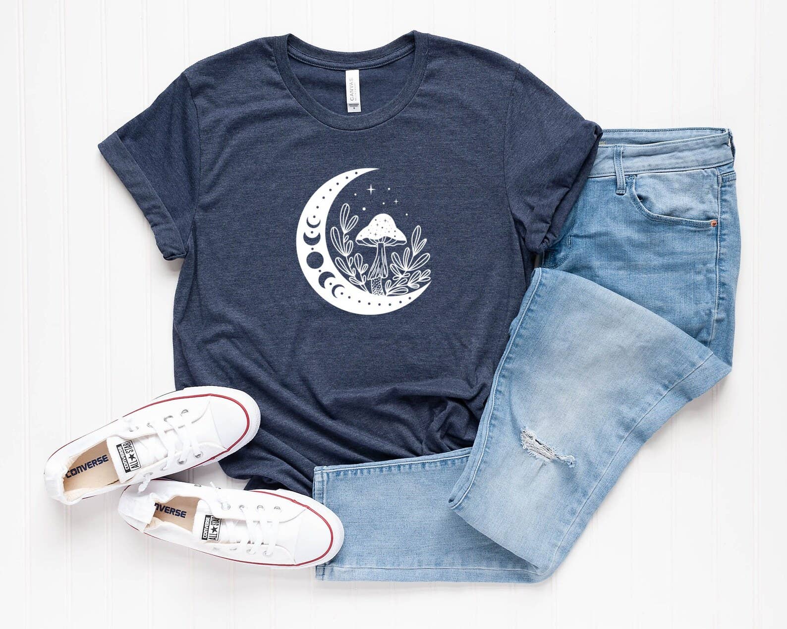 Mushroom Moon Celestial T-Shirt