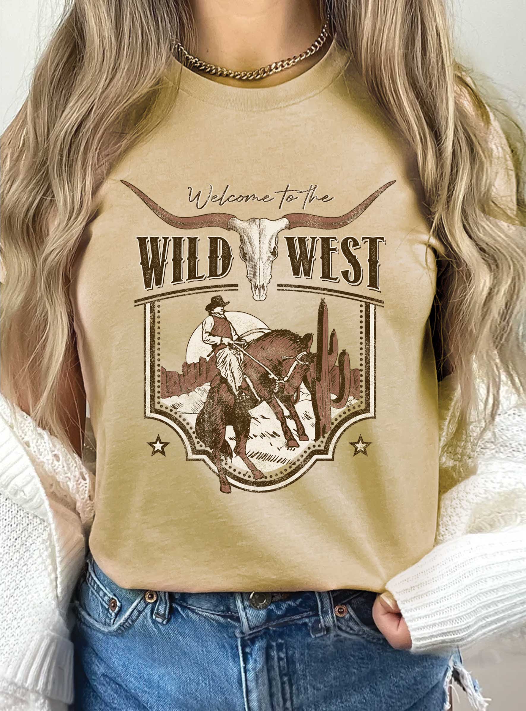 Welcome To the Wild West Graphic Tshirts