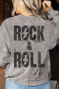 Rock and Roll Mineral Graphic Terry Sweatshirt