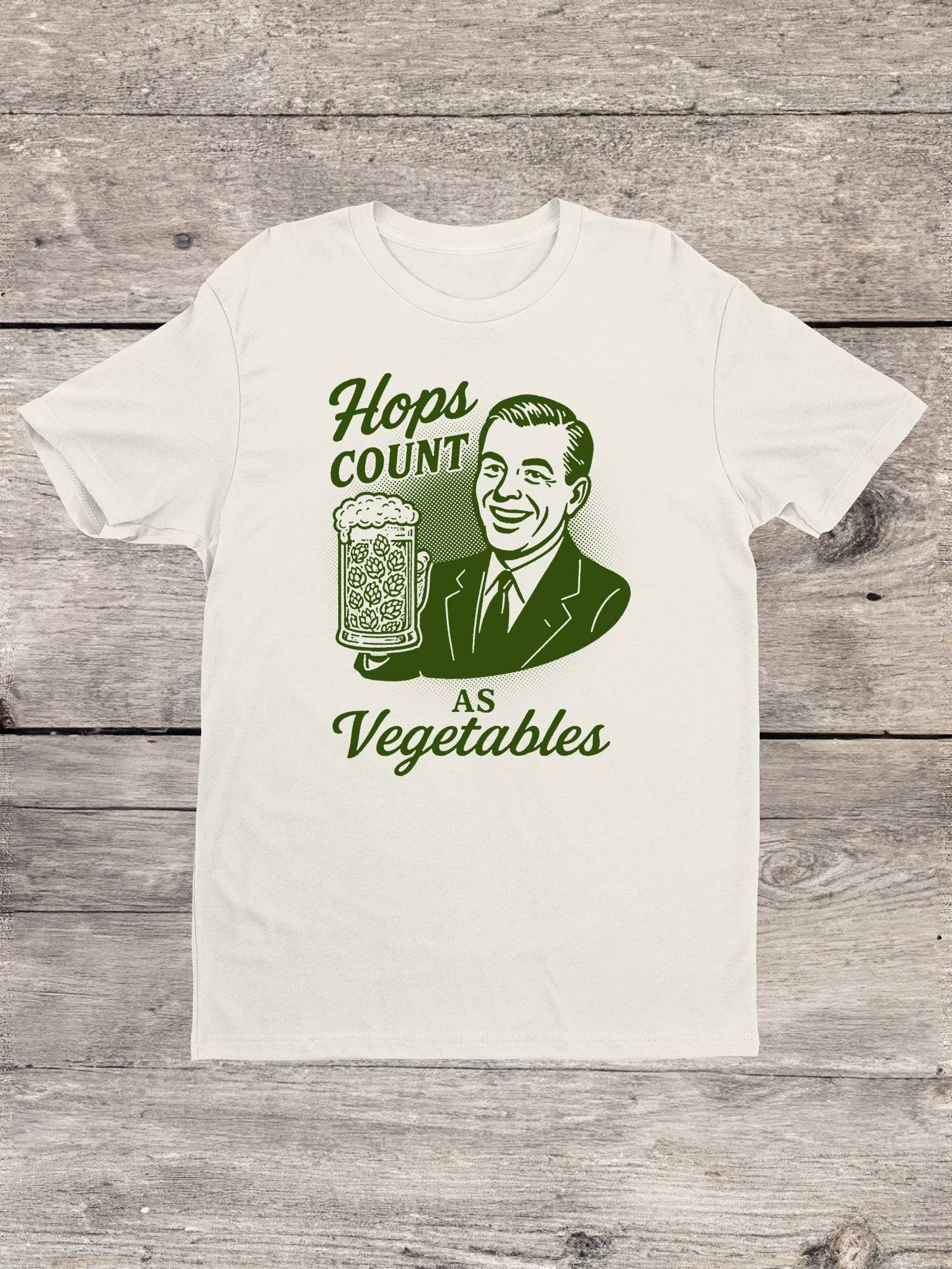 Hops Count As Vegetables Men's T-Shirt