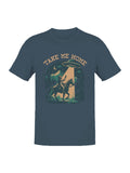 Take Me Home Ufo Cowboy Design Men's T-Shirt