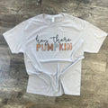 Hey There Pumpkin On Silver Tee