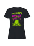 Ufo Neon Art - Unknown Origin Women's T-Shirt