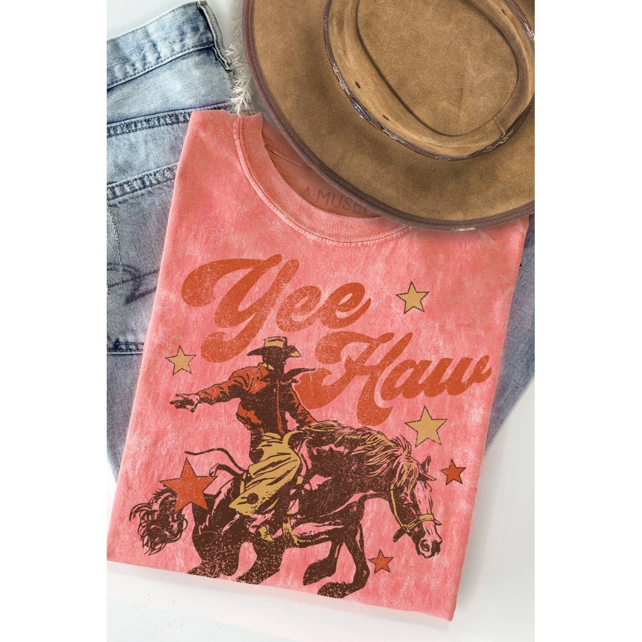 Yee Haw Cowboy - Vintage Mineral Wash