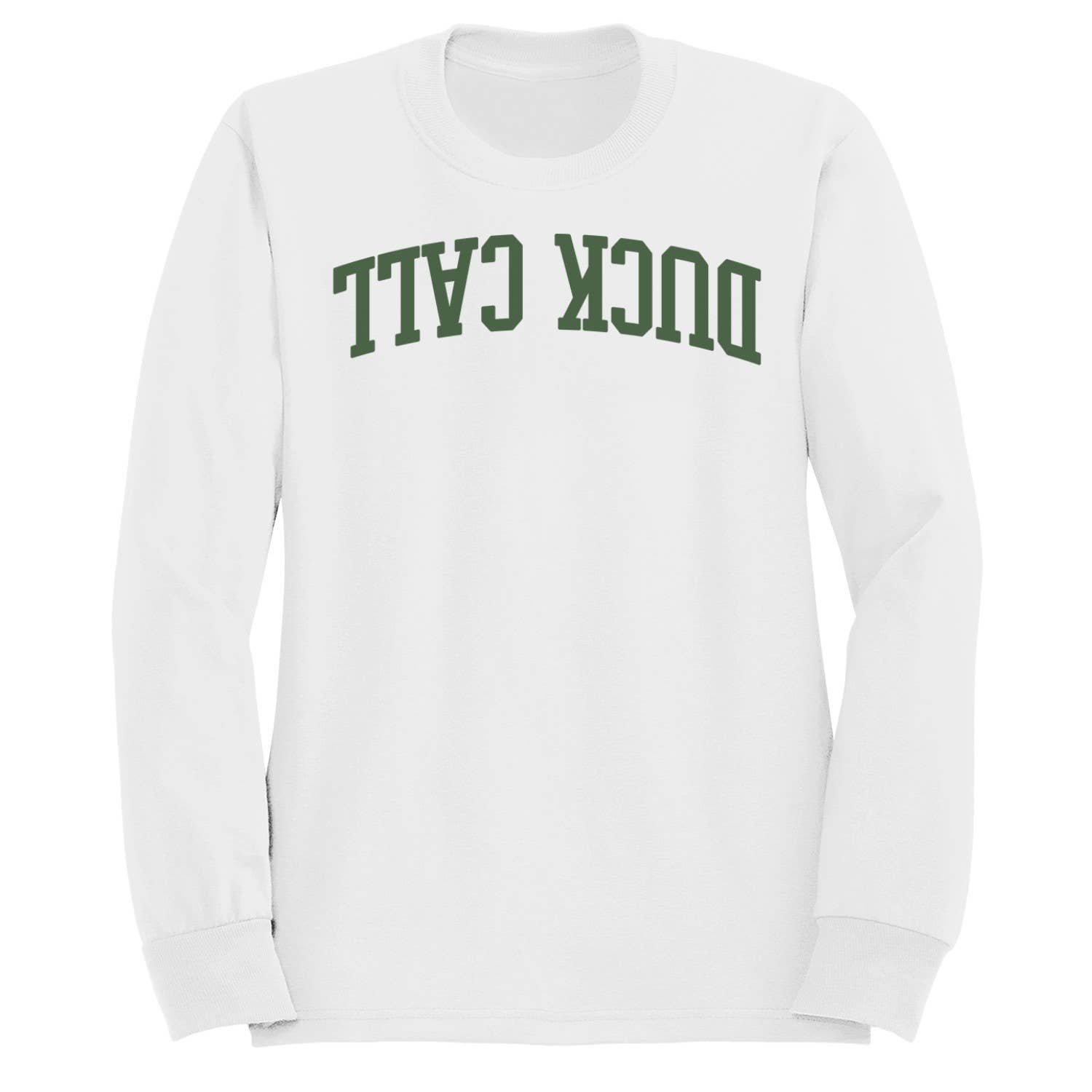 Duck Call Hunting Retro Graphic Women's Sweatshirt