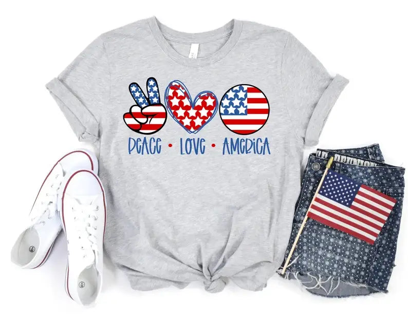 Peace Love America T-Shirt