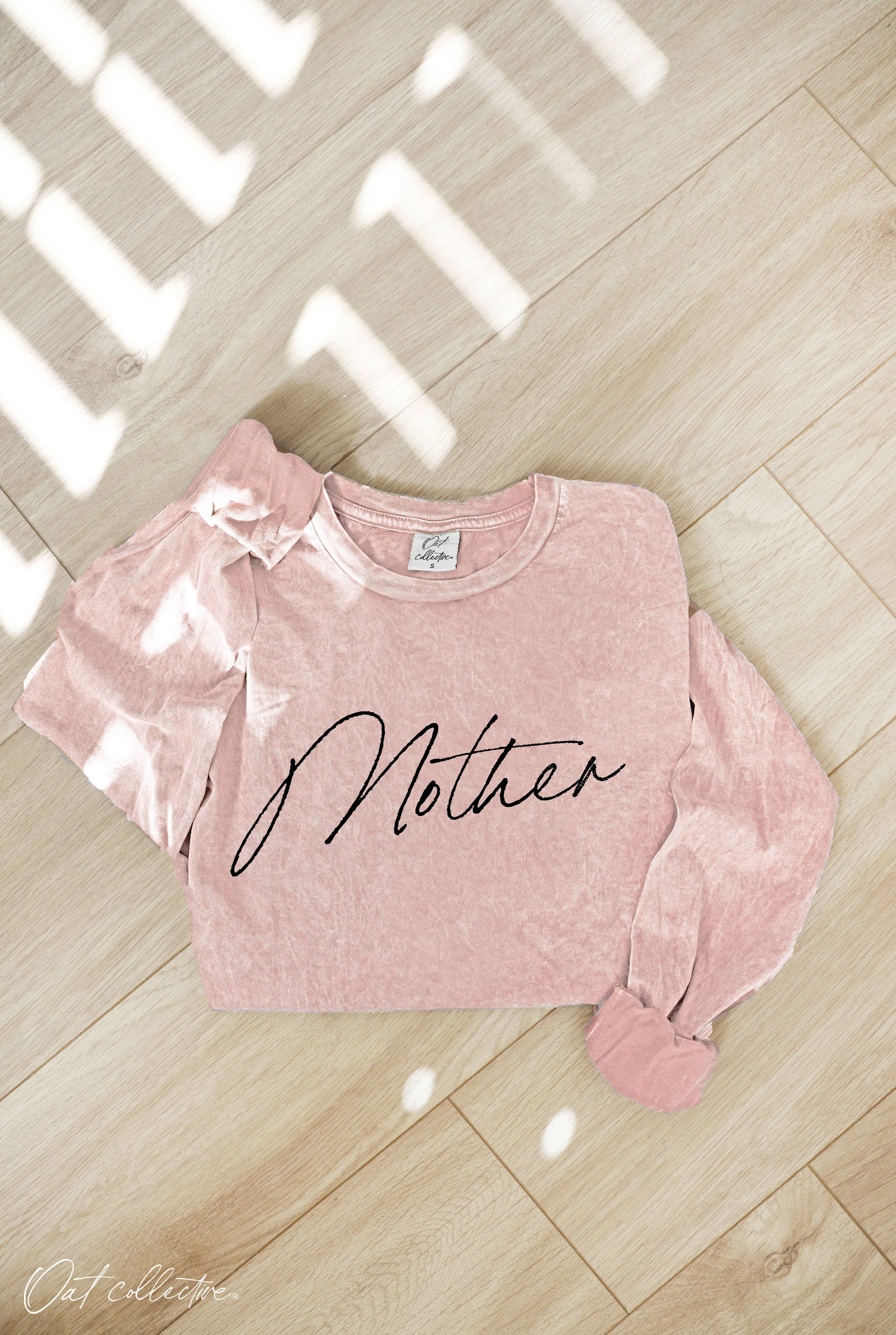 Mother  Mineral Washed Long Sleeve Graphic