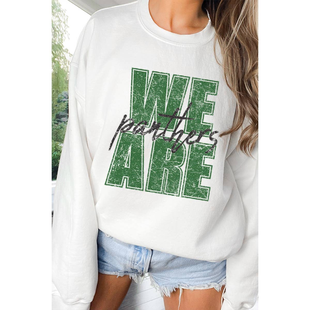 We Are Panther Vintage  Graphic  Sweatshirts