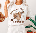 Cupid Aim For A Cowboy Heart Vintage T-Shirt