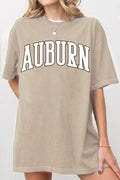 Auburn Puff Oversize Graphic Tshirts