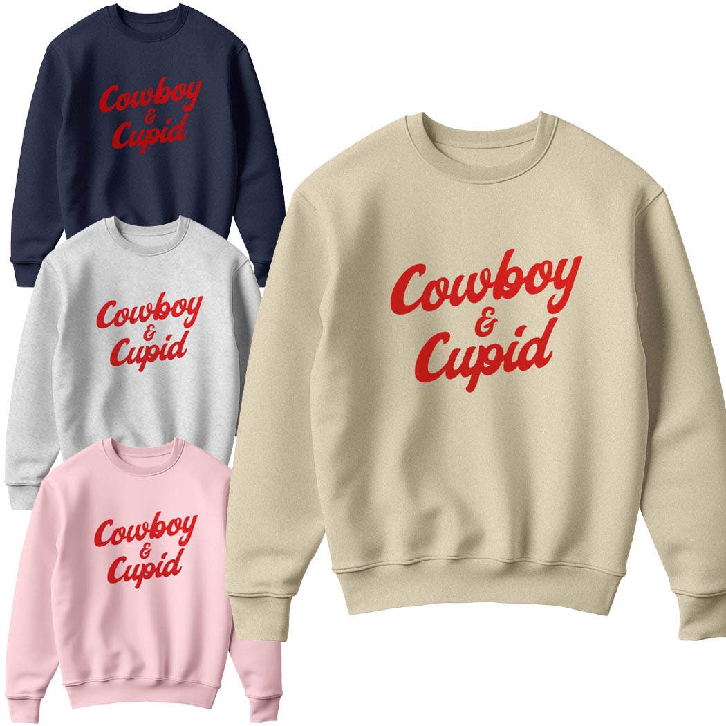 Cowboy & Cupid Long Sleeve Fleece Sweatshirt