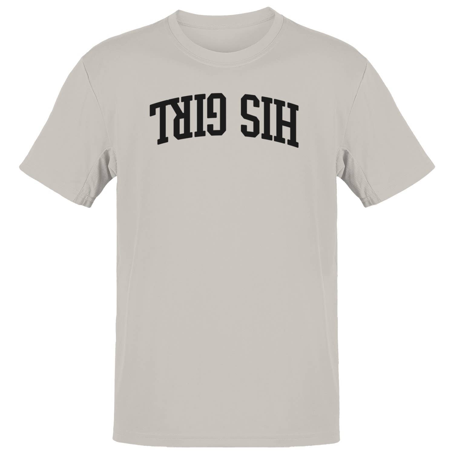 His Girl Bold Retro Typography Art Men's T-Shirt