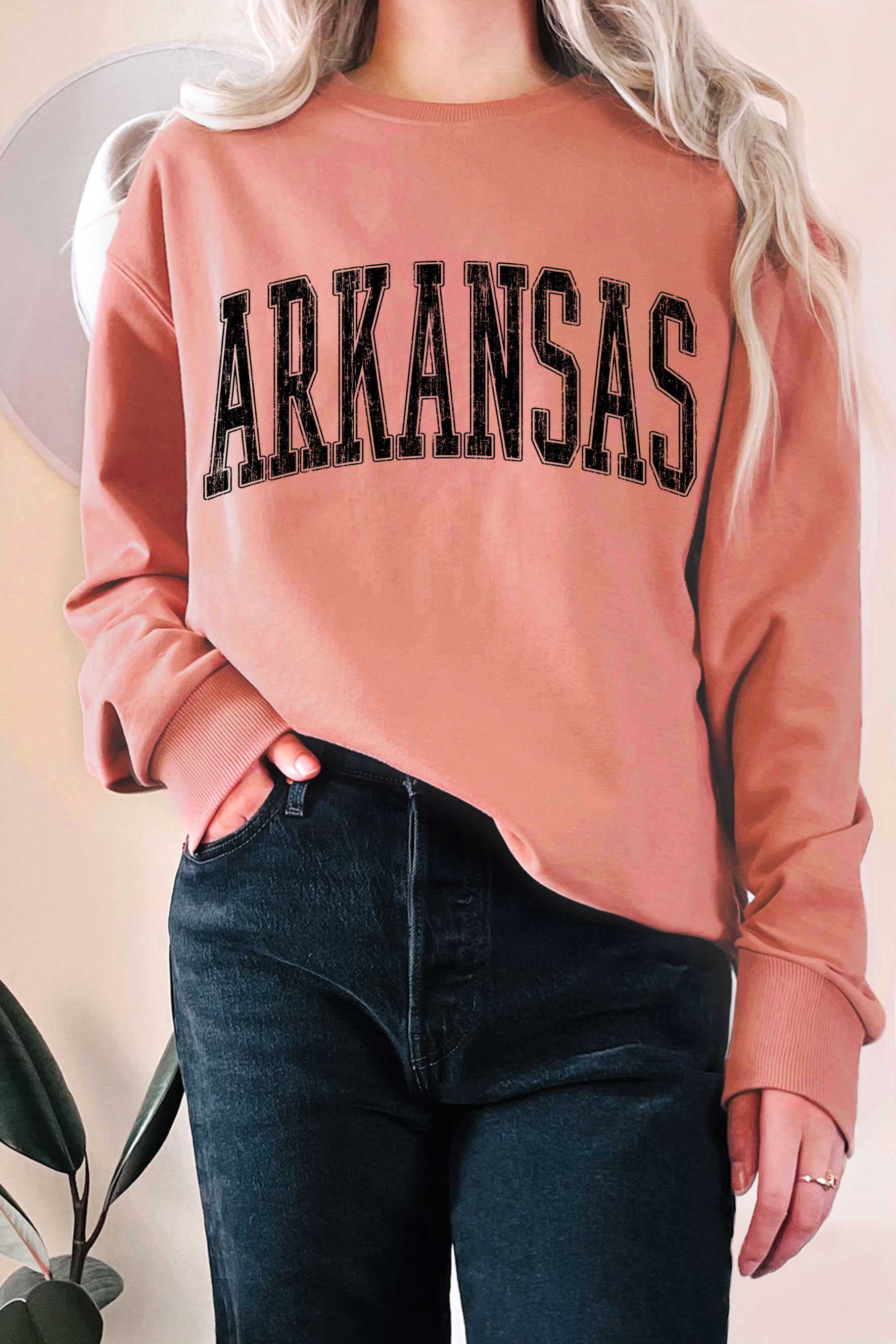 Arkansas Puff Graphic Terry Sweatshirts