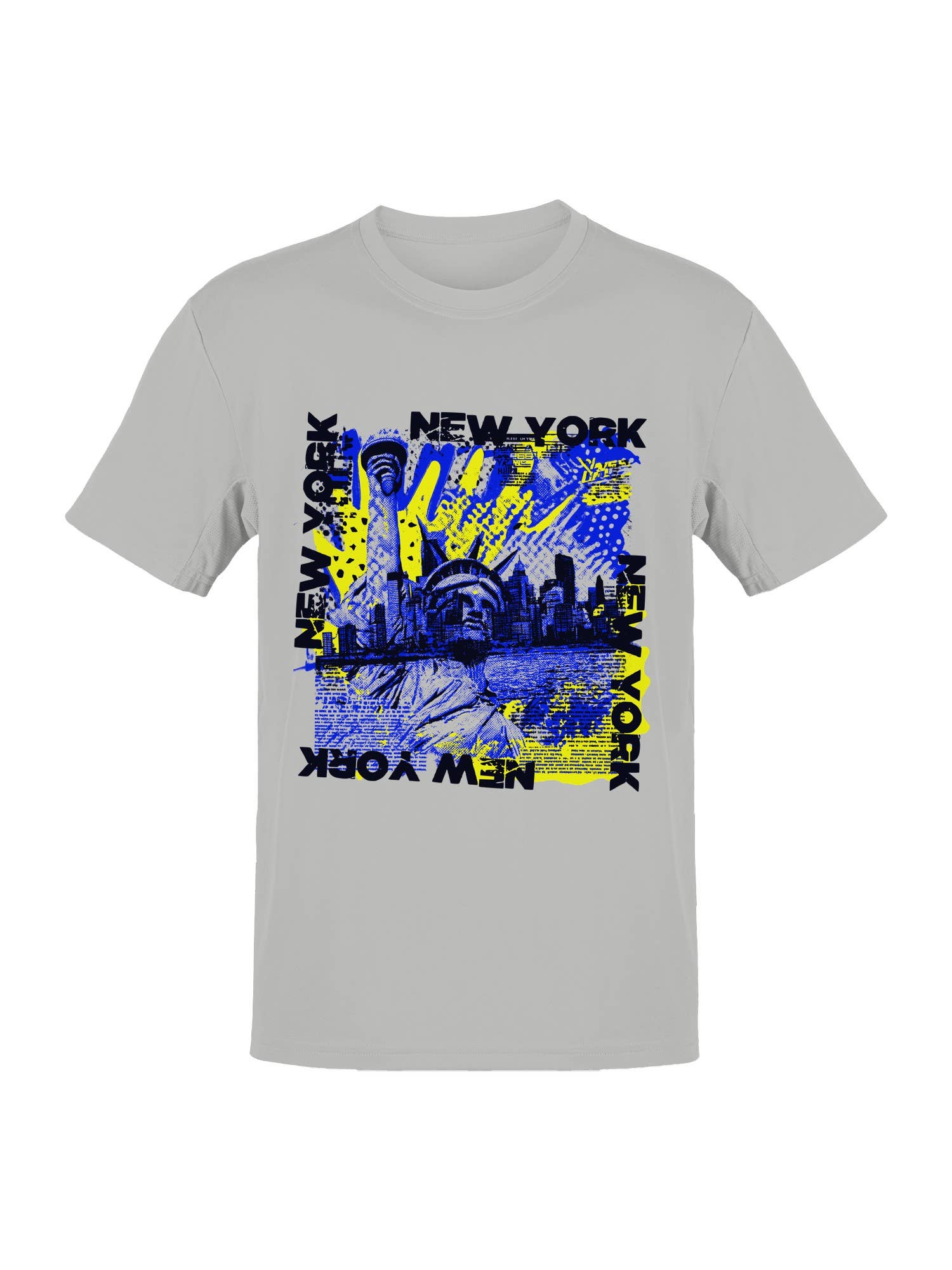 Urban New York Cityscape Collage Men's T-Shirt