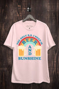 Beer and Sunshine Graphic Top