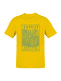 Tahiti Botanical Stamp Art 1962 Men's T-Shirt