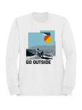 Retro Adventure: Go Outside Women's Sweatshirt