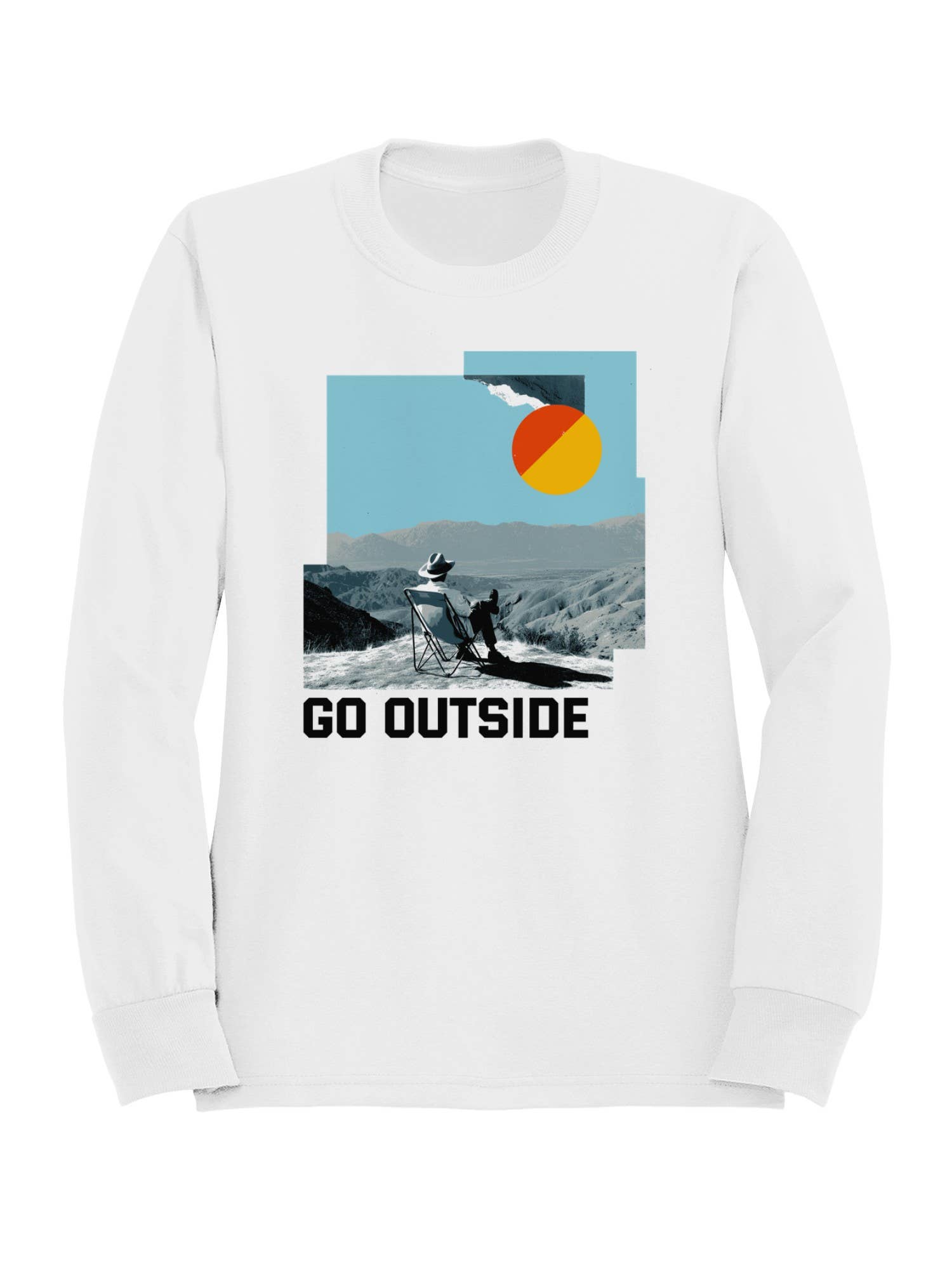 Retro Adventure: Go Outside Women's Sweatshirt