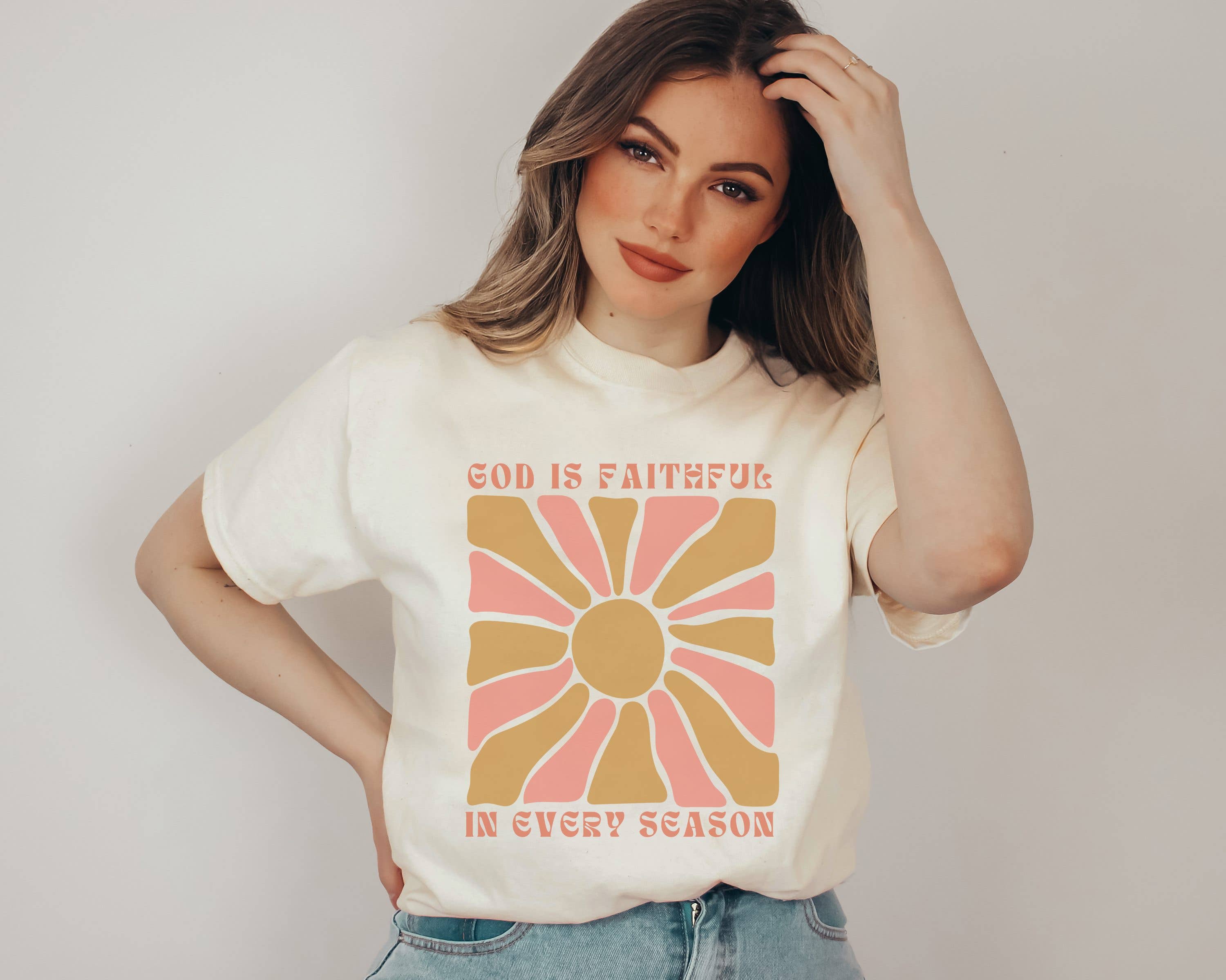 God Is Faithful Tee | Fall Holiday Graphic Tees