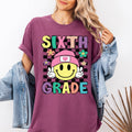 Sixth Grade, Smiley Face, Teacher, Back To School, T-Shirt