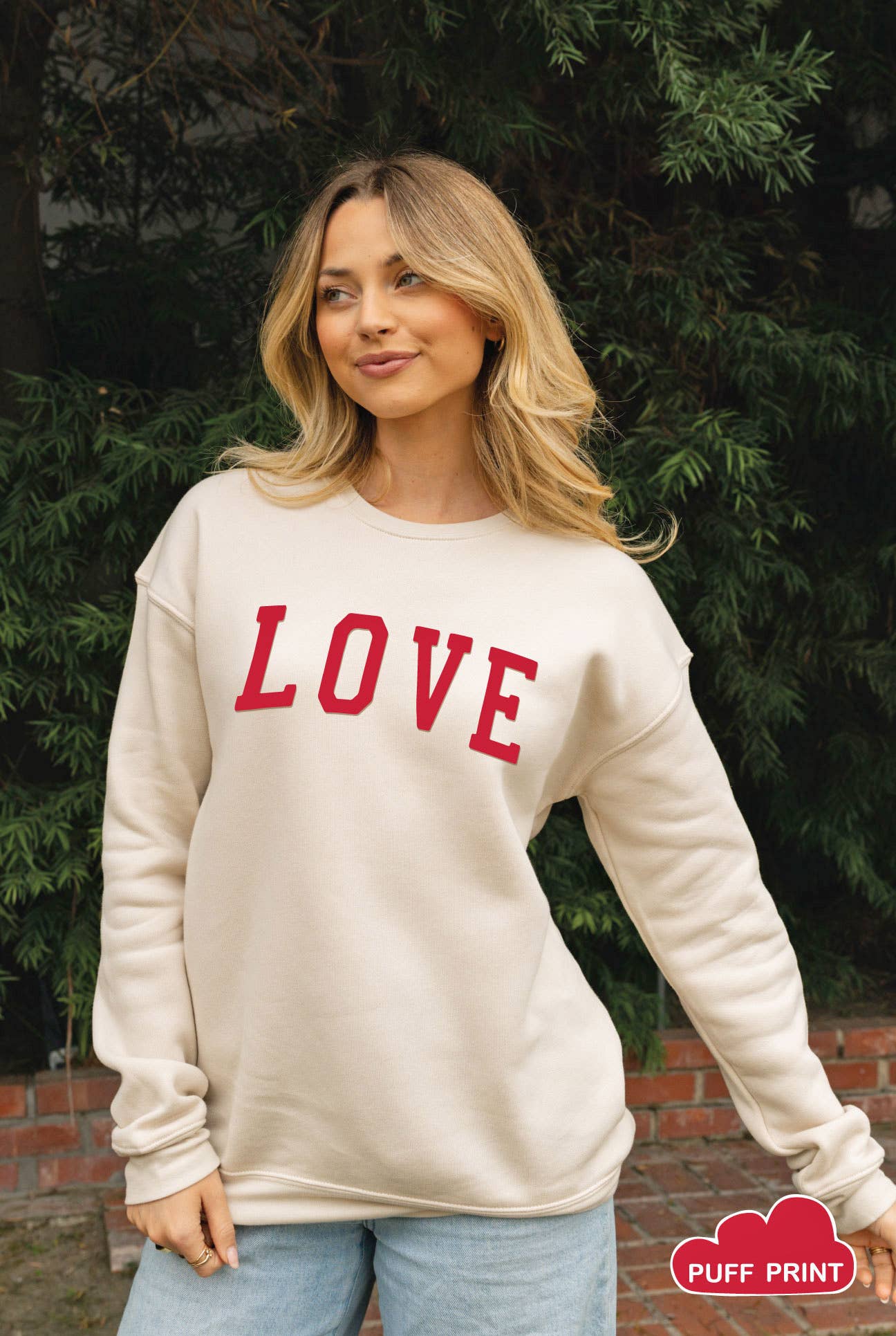 Love Puff  Graphic Sweatshirt
