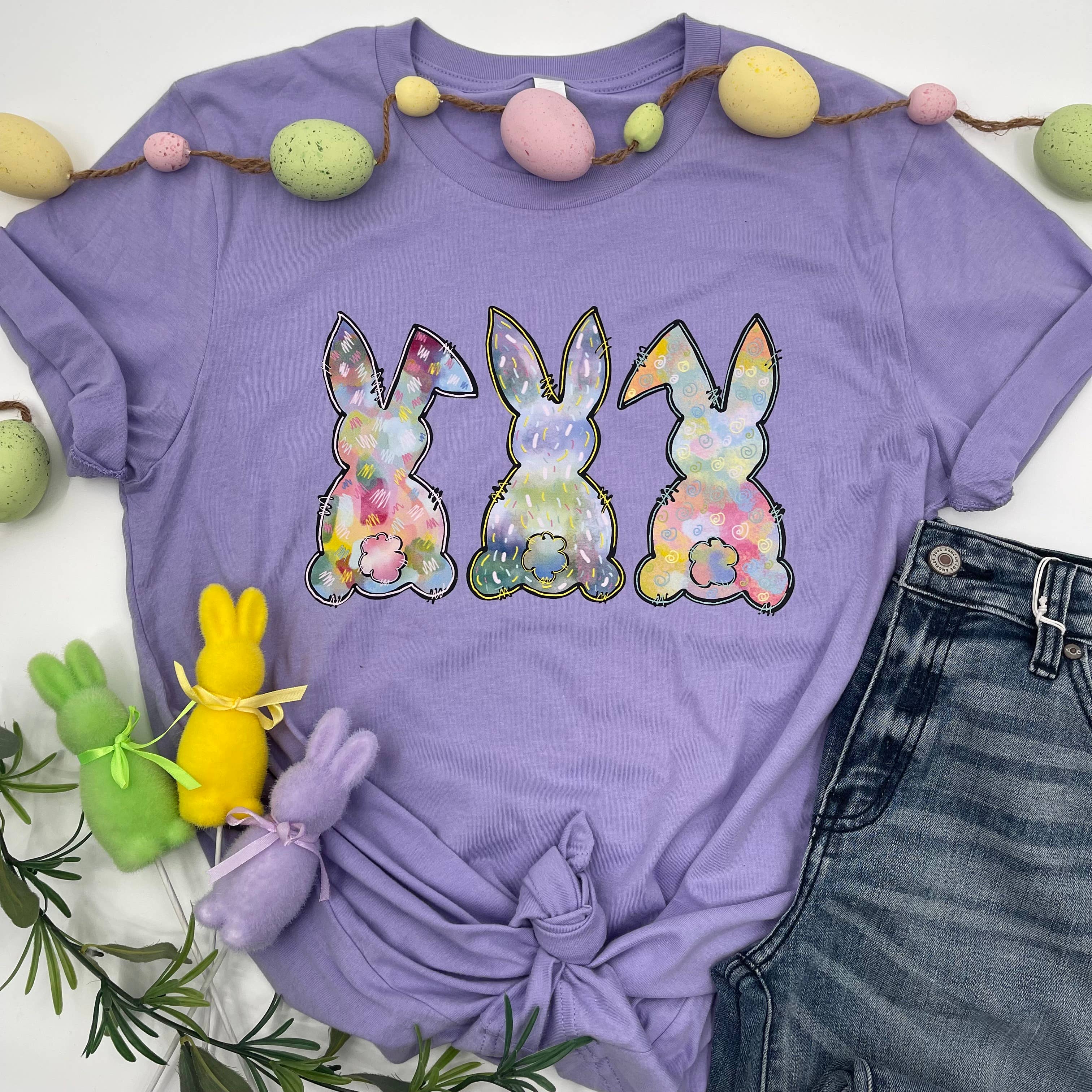 Rainbow Bunnies Tee
