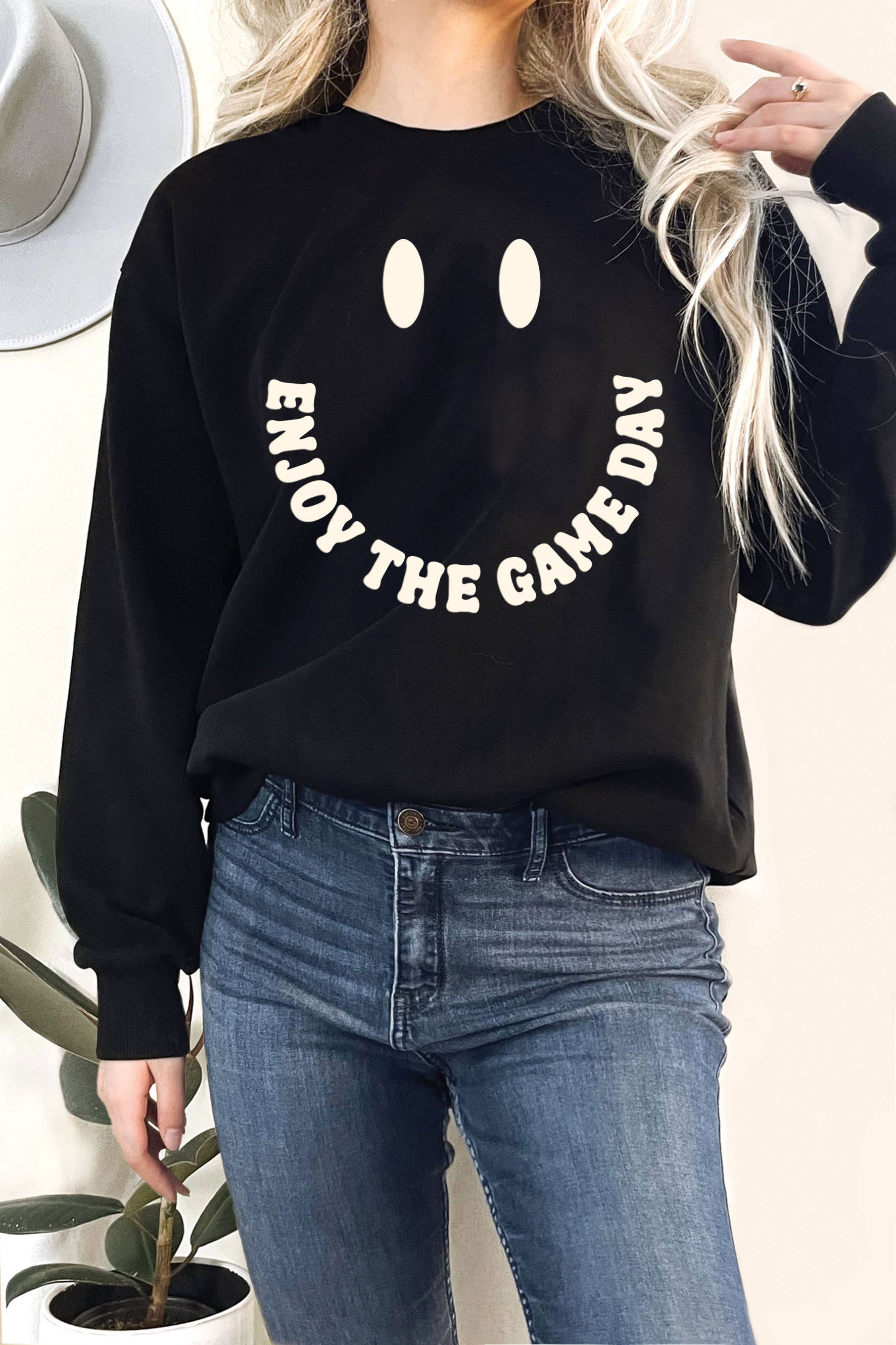 Enjoy the Game Day Puff Graphic Terry Sweatshirts
