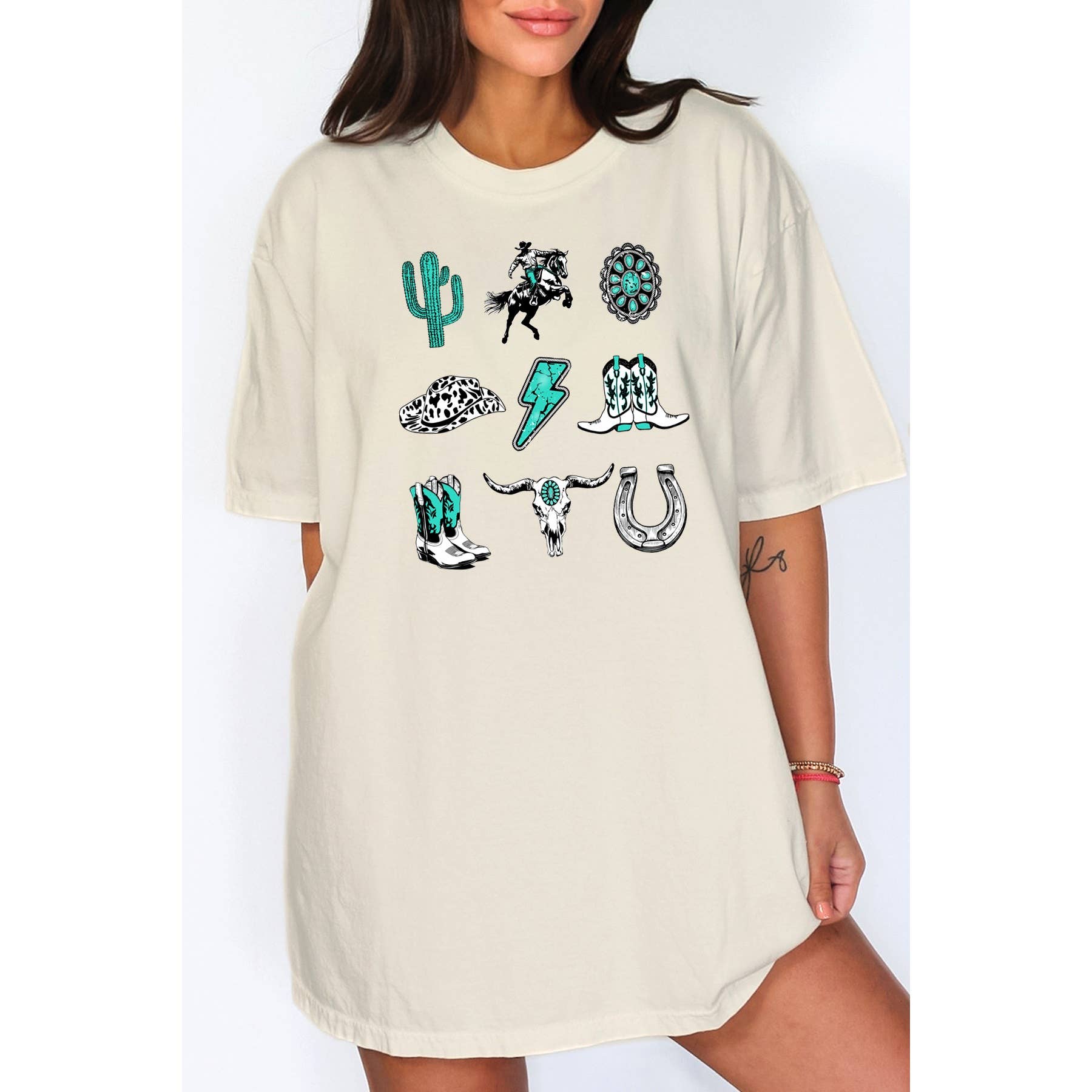 West Cowboy Wild Oversized Unisex T Shirt