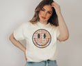 Groovy Floral Happy Face Tee