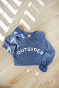 Outsider Mineral Washed Long Sleeve Graphic