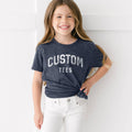 Custom Heather Youth Tees with Your Name Location or Logo