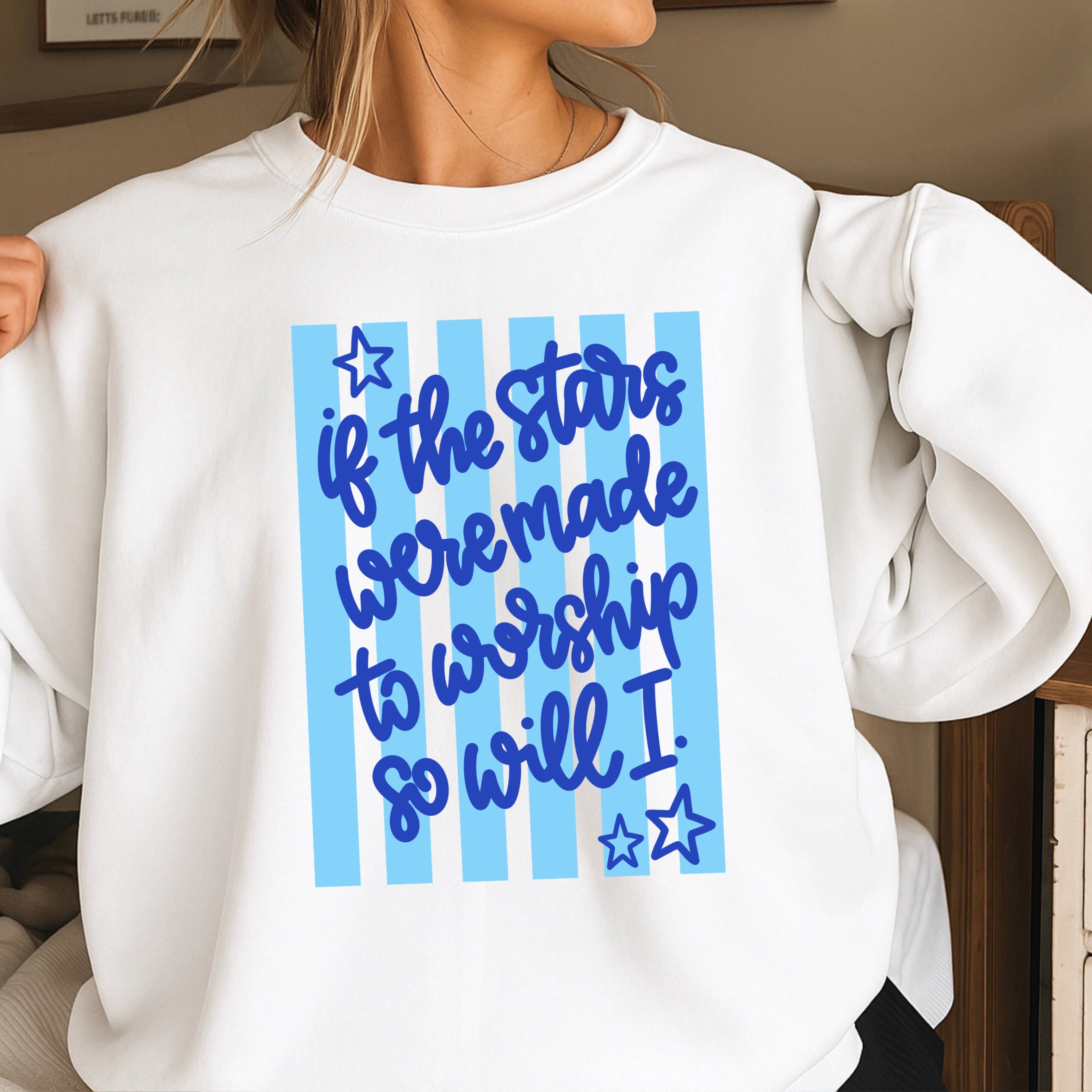If the Stars Were Made Christian Sweatshirt | Gildan Brand