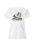 Boot Tread On Ice Women's T-Shirt White